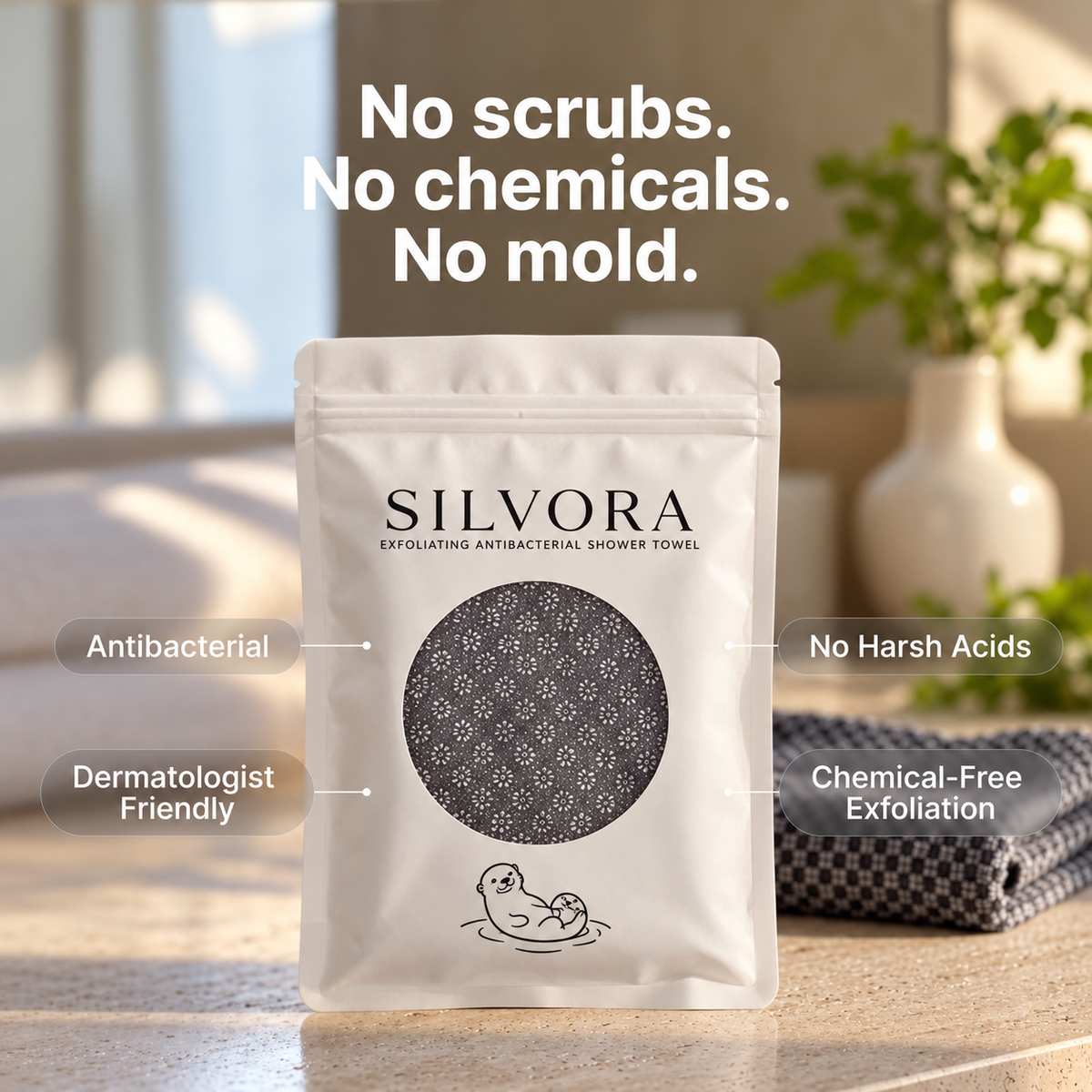 SILVORA complete shower set 9 pieces