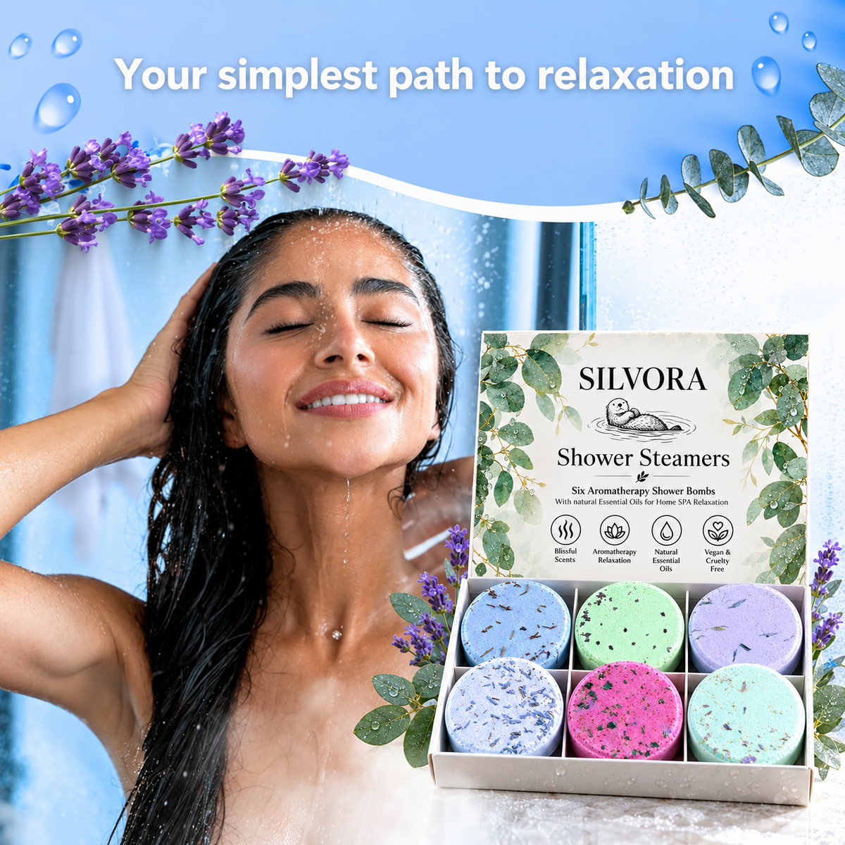 SILVORA shower steamers