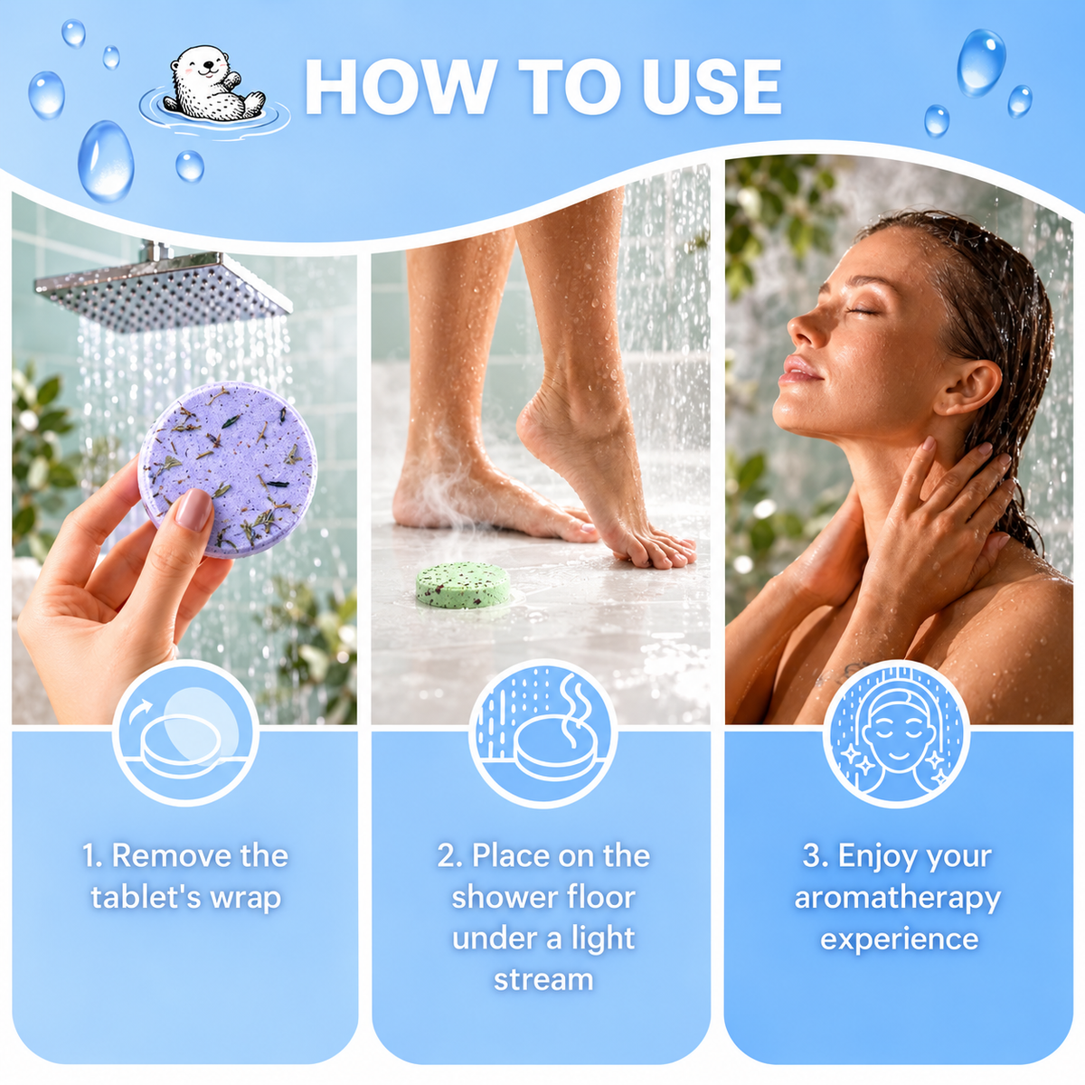 SILVORA shower steamers