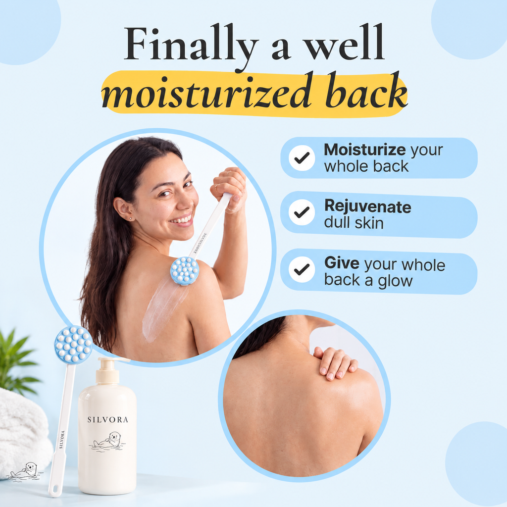SILVORA back lotion applicator