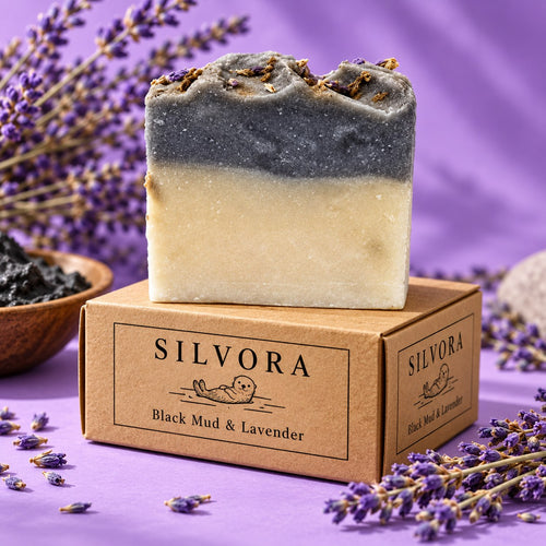 Black Mud & Lavender soap