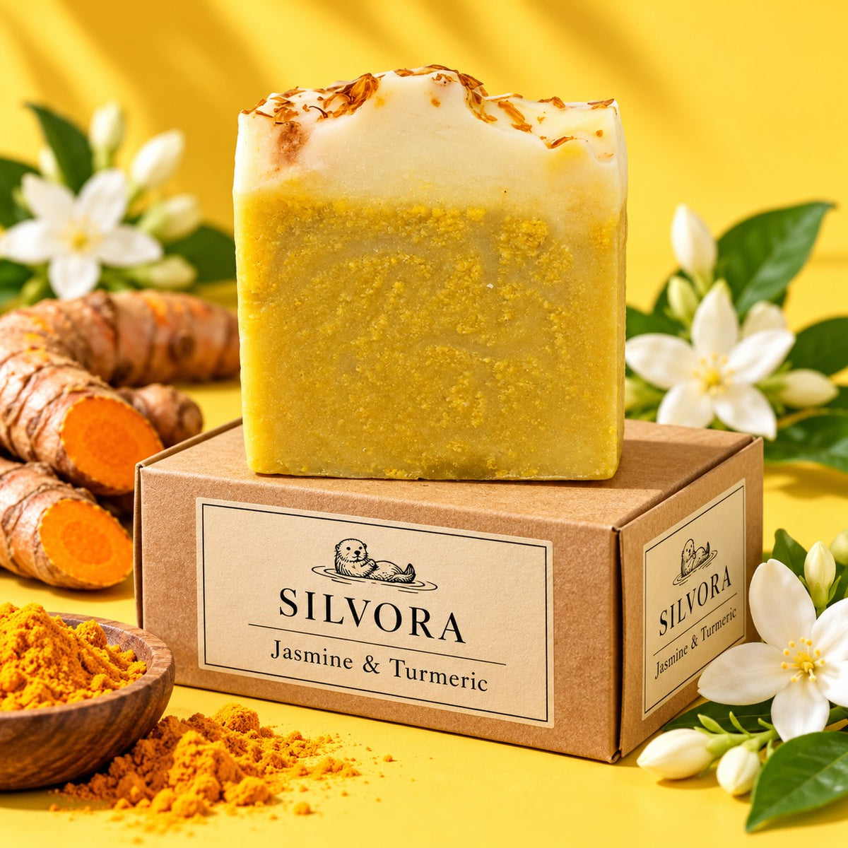 Jasmine & Turmeric soap
